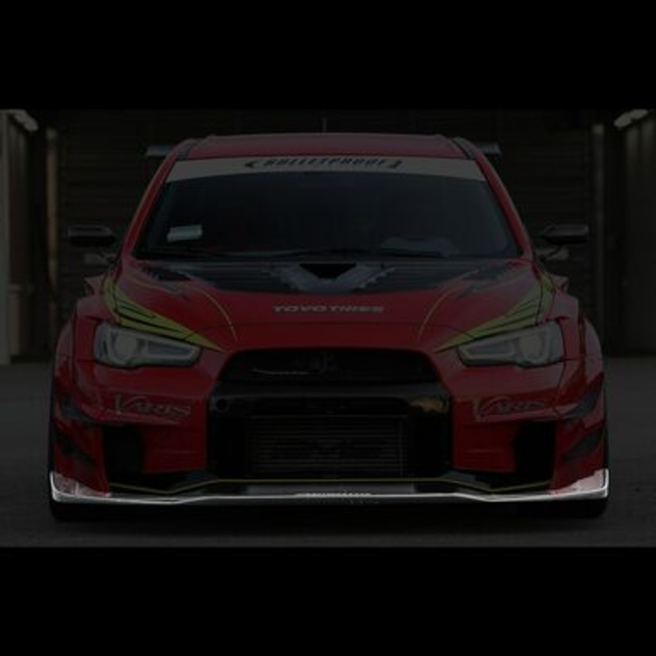 Varis Wide Body Version 2 Parts - Wide Body Front Lip, FRP - Mitsubishi CZ4A Evo X