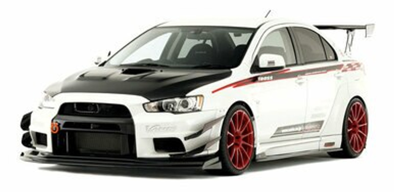 Varis Mitsubishi EVO X Hyper Canard for EVO X Wide Body - Double (Carbon)