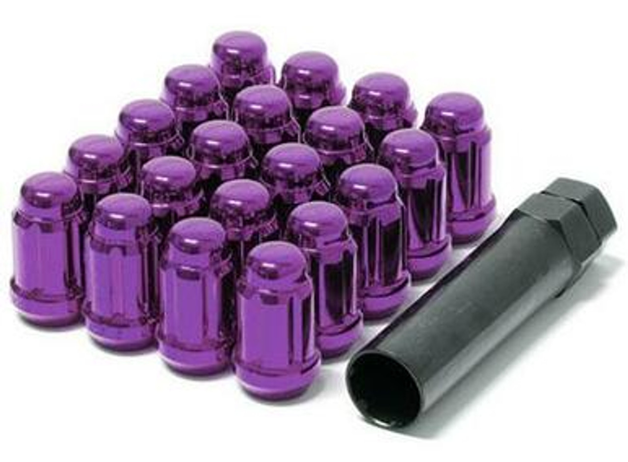 Wheel Mate Muteki Closed End Lug Nuts - Purple 12x1.25