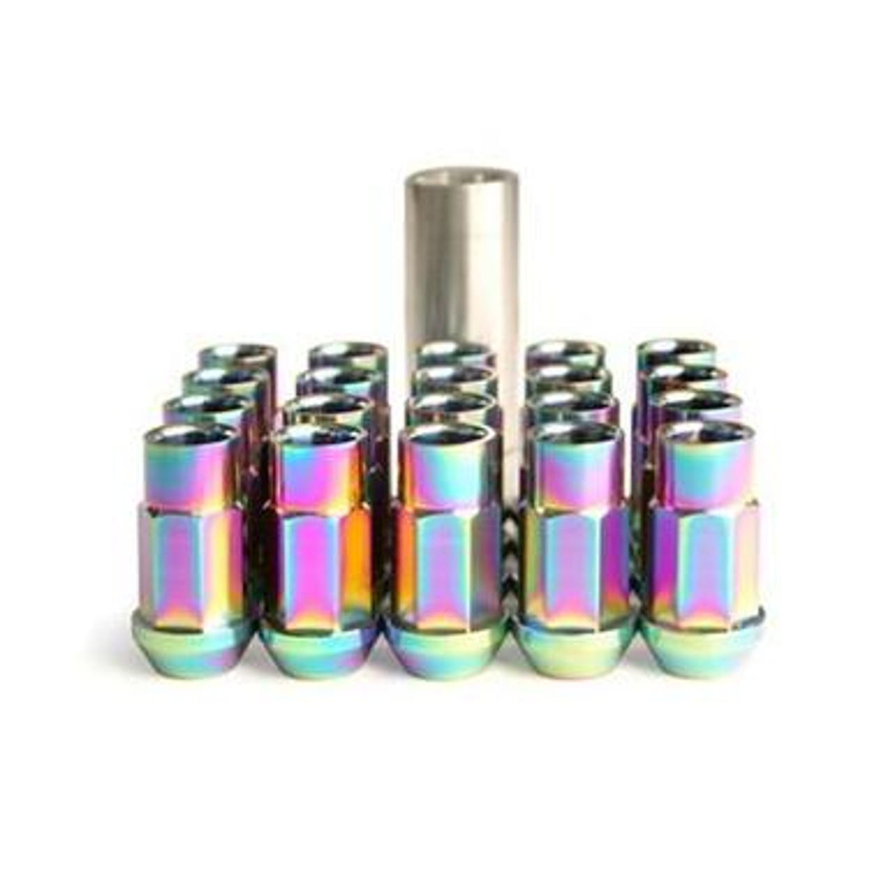 7-Sided Forged Ti Lug Nuts; Set of 20