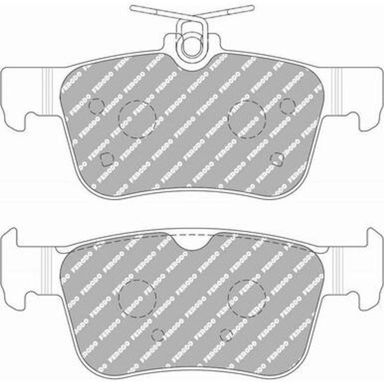 Ferodo DS2500 Rear Brake Pads | 2017-2020 Honda Civic Type-R