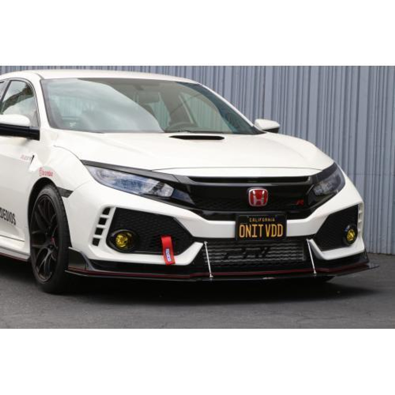 APR Front Wind Splitter | 2017-2020 Honda Civic Type-R w/ OEM Lip