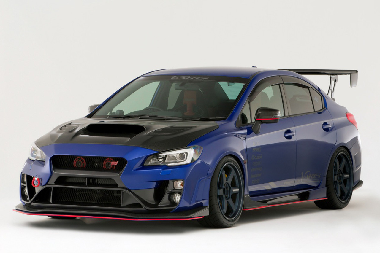 Varis Arising II Front Bumper Optional Part: Extension Lip for 2015-19 Subaru WRX STi [VAB] VASU-198