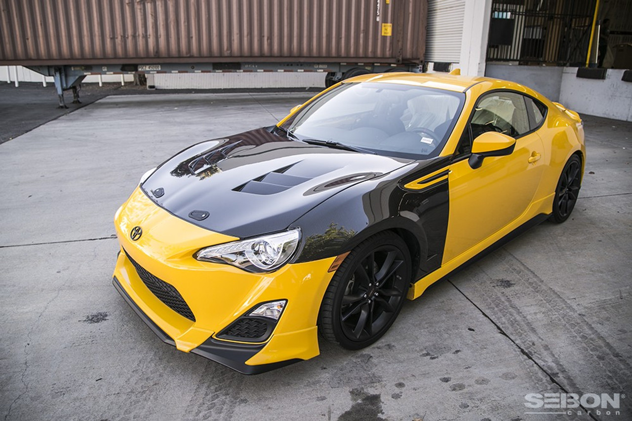 SEIBON TS-STYLE CARBON FIBER HOOD FOR 2013-2020 SCION FRS / TOYOTA 86 / SUBARU BRZ