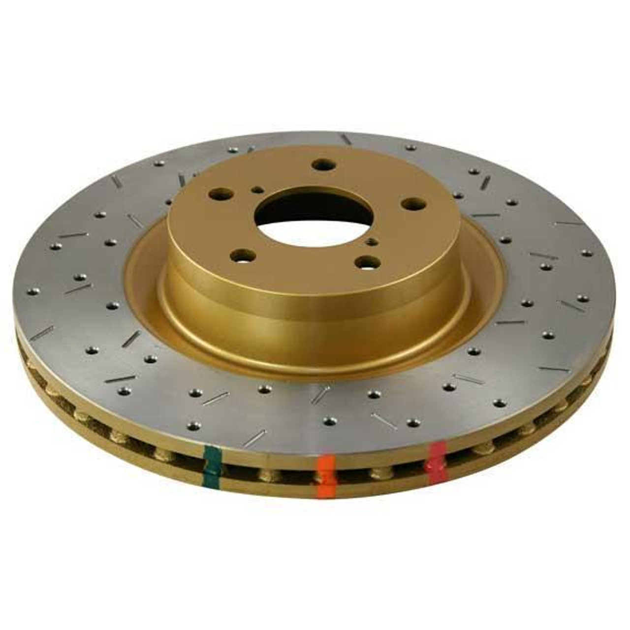 DBA HD Series 4000XS Single Drilled/Slotted Front Brake Rotor | 2003-2006 Mitsubishi Lancer Evolution 8/9