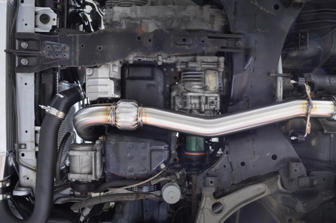 STM Evo 7/8/9 Downpipe O2 Recirculated for FP SS Housing