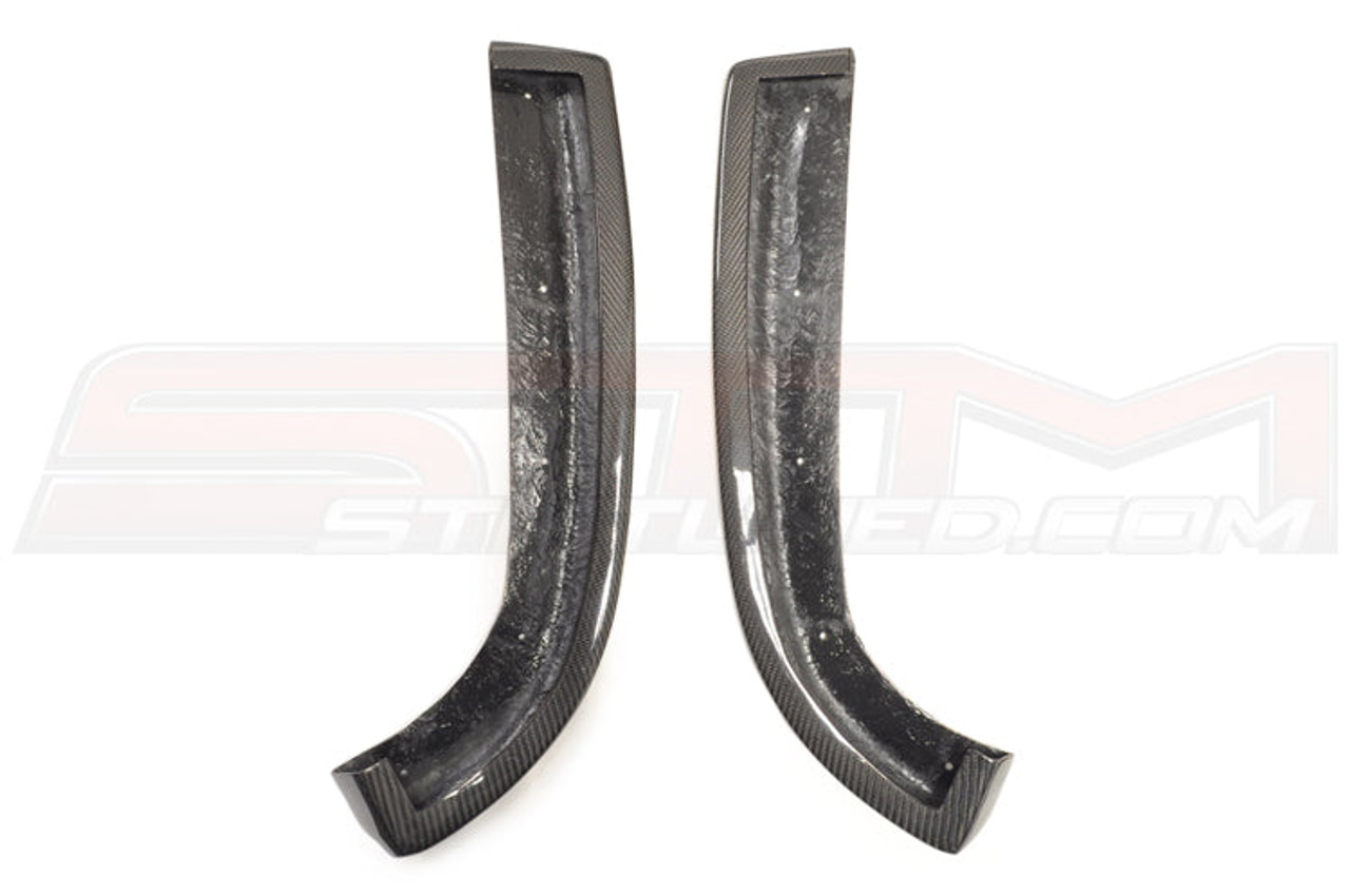 Rexpeed Carbon Fiber Rear Bumper Extensions for Evo 8/9 USDM