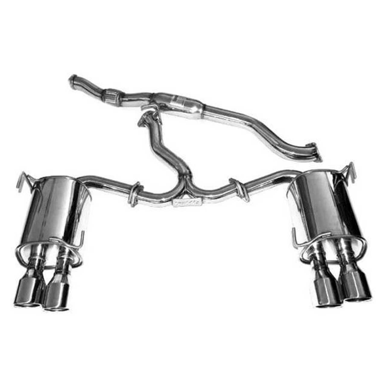 Invidia Q300 Quad Polished Tip Cat Back Exhaust WRX / STI Sedan 2011-2014