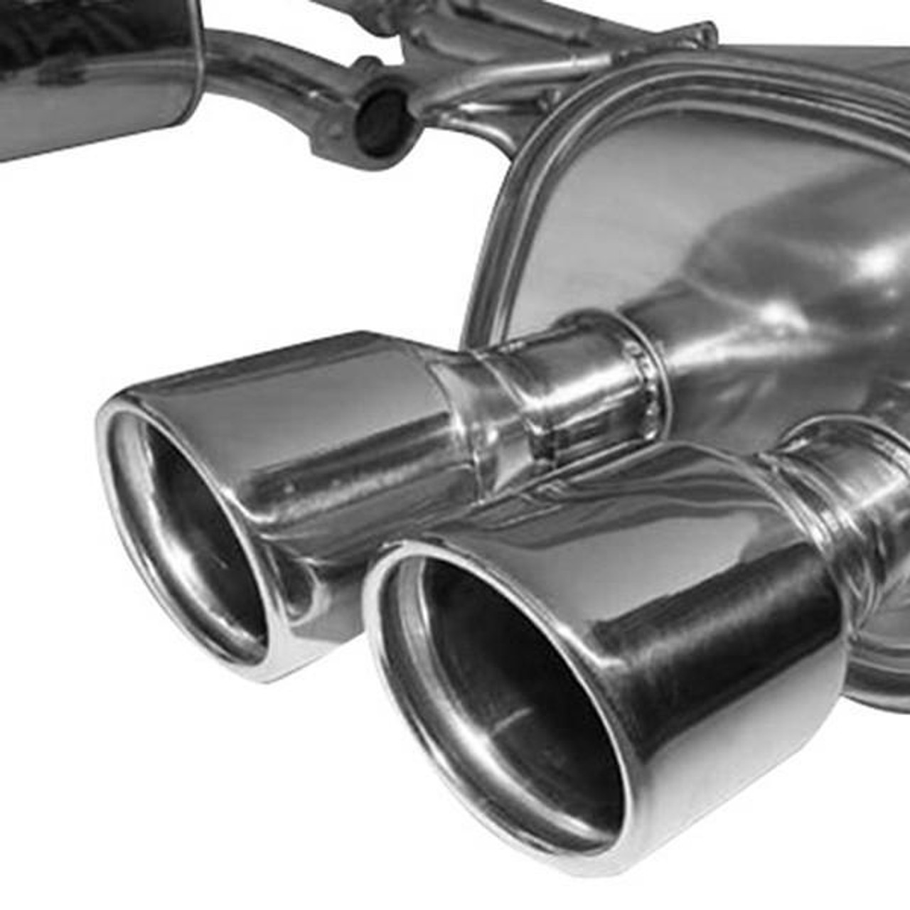 Invidia Q300 Quad Polished Tip Cat Back Exhaust WRX / STI Sedan 2011-2014