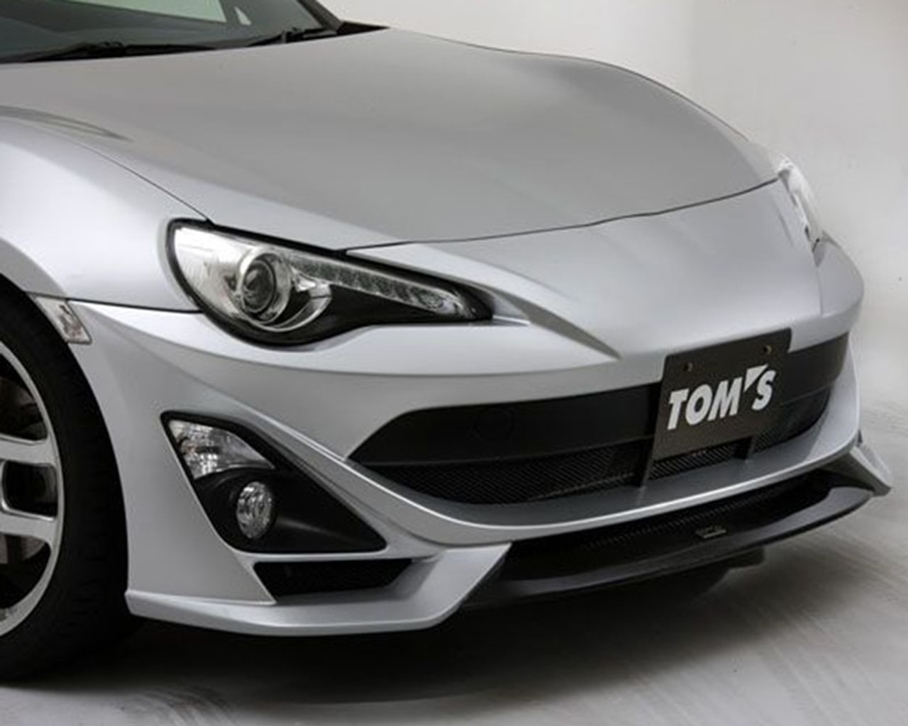 TOM'S Racing Front Bumper Carbon Garnish - Scion FRS