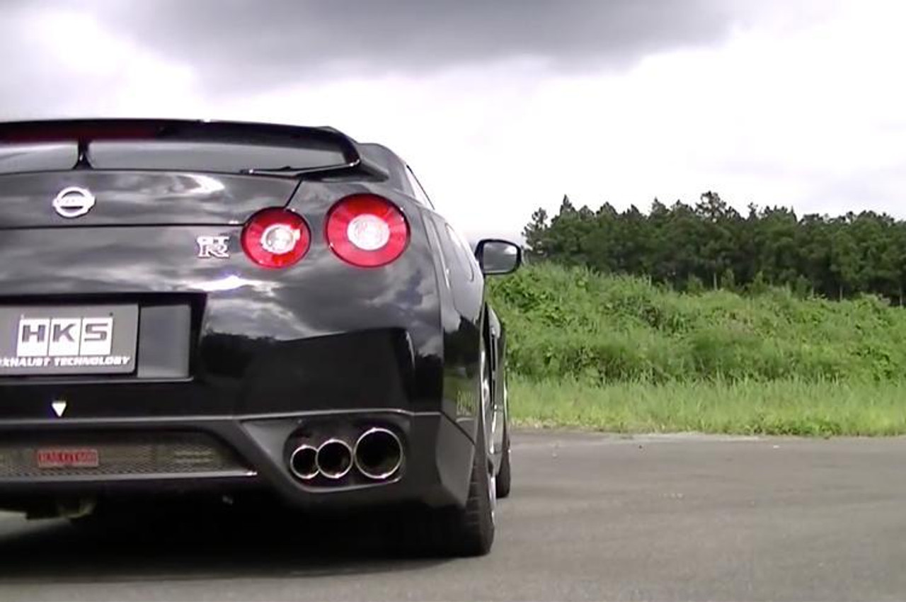 HKS 3SX Exhaust for R35 GTR