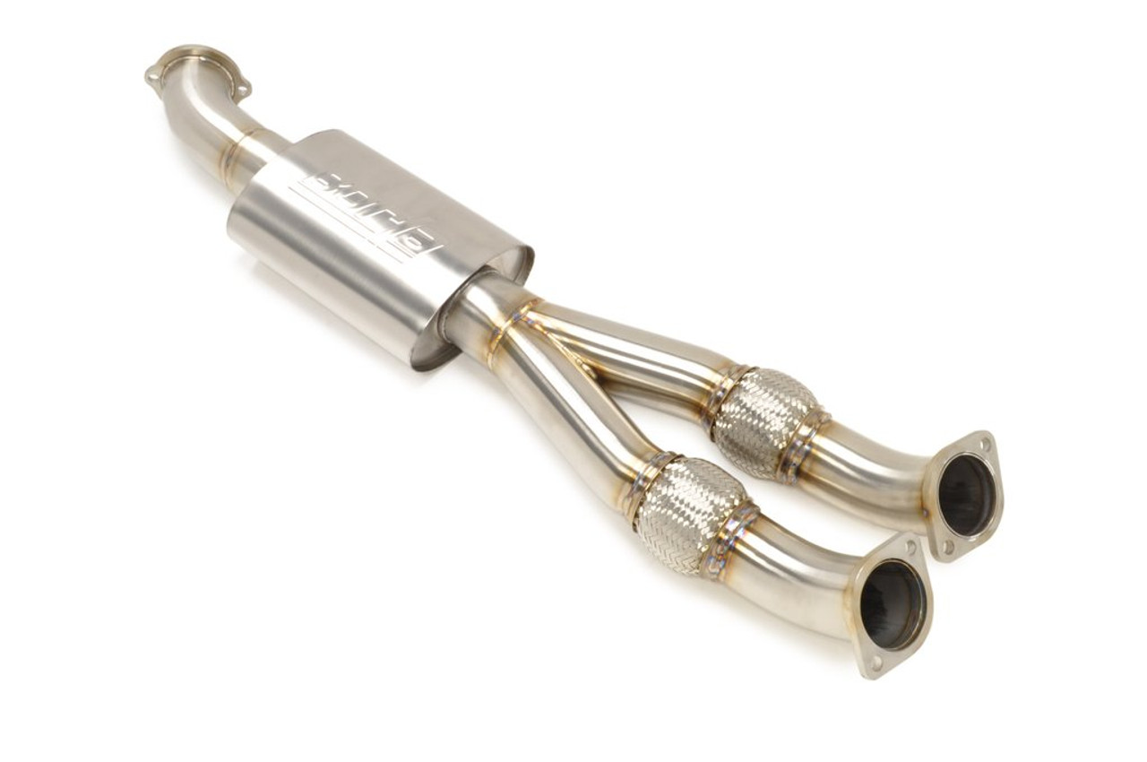 STM R35 GTR Stainless Y Pipe with Muffler