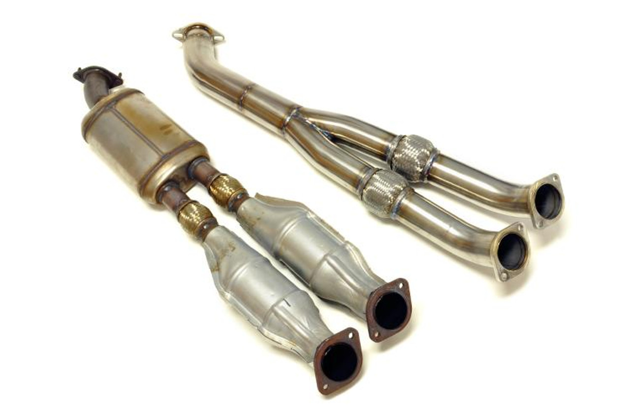 STM R35 GTR Stainless Race Y-Pipe (Not for Street Use)