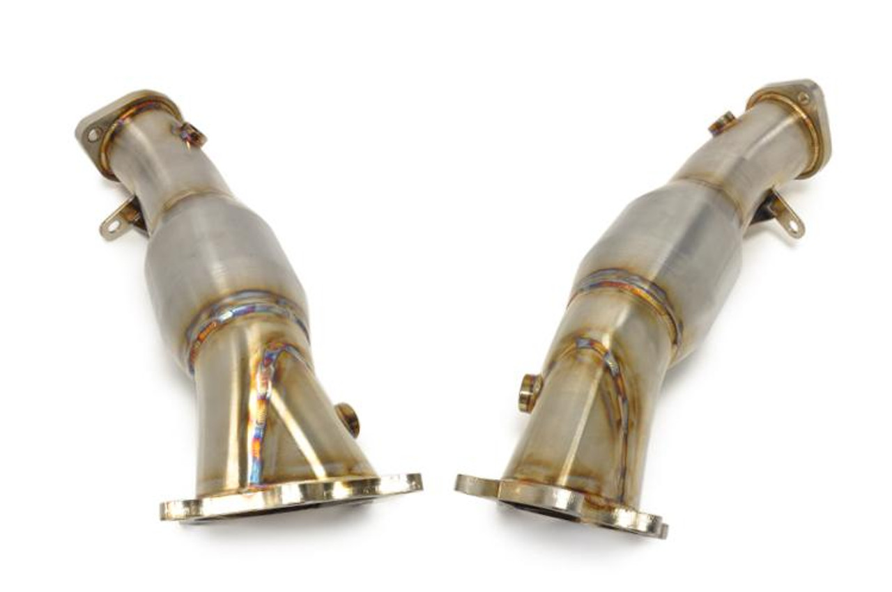 STM R35 GTR Catted Downpipes