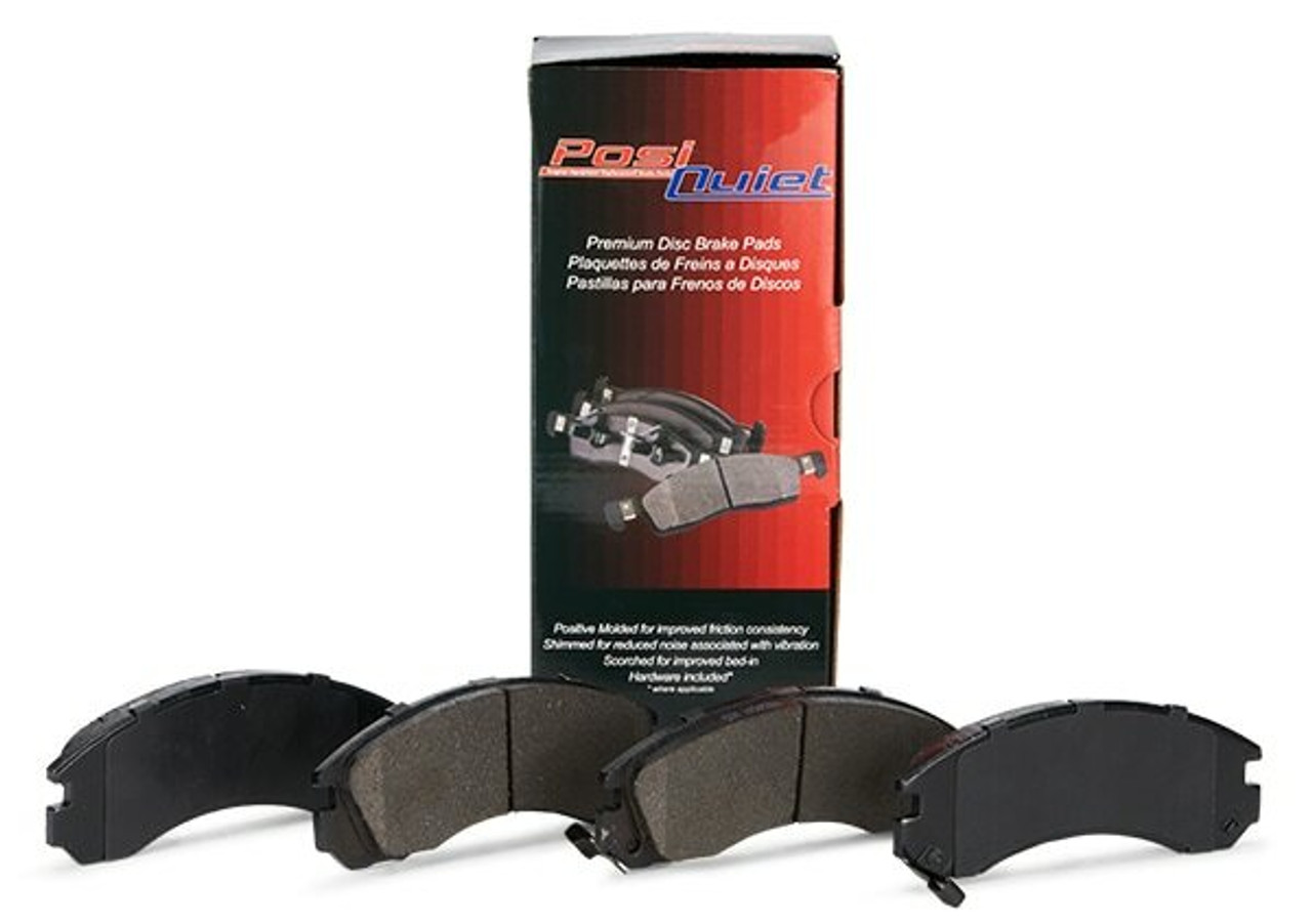 Posi-Quiet Ceramic Brake Pads with Shims and Hardware