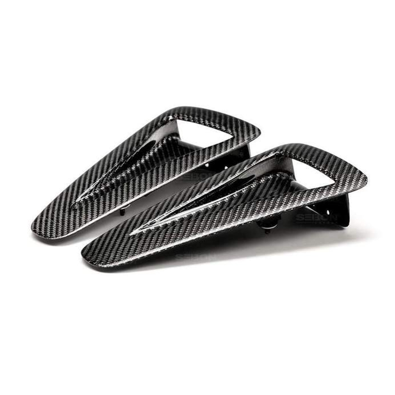 Seibon OEM-Style Carbon Fiber Hood Scoops