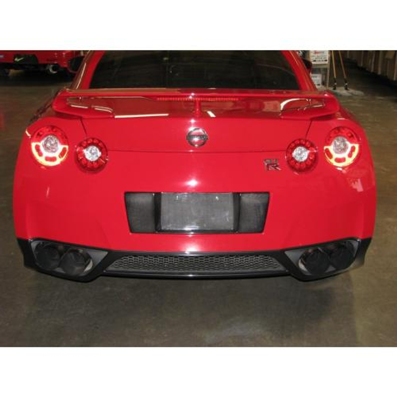 APR Carbon Fiber License Plate Backing for 09-11 GTR