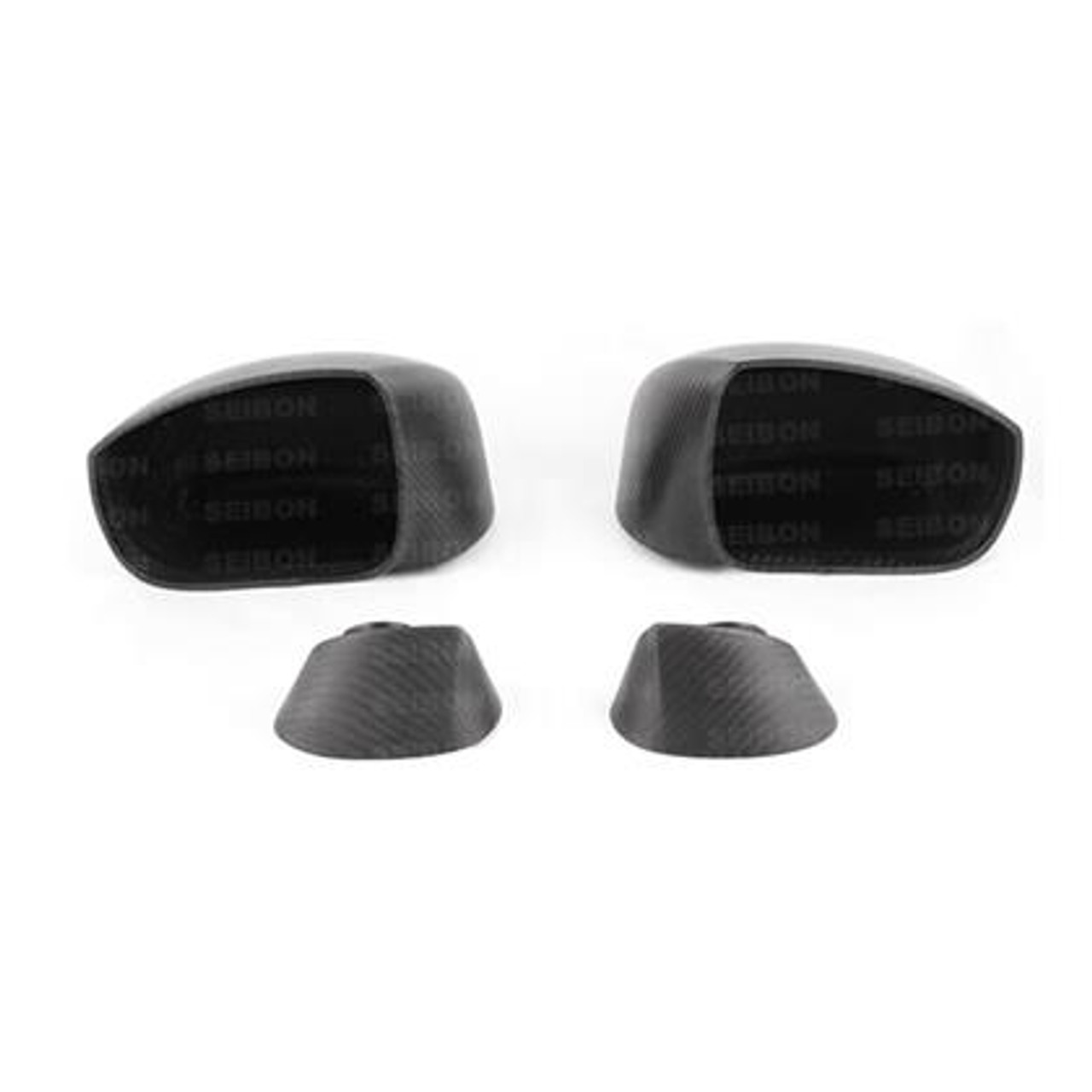 Seibon Carbon Fiber Mirror Covers (Gloss) for R35 GTR