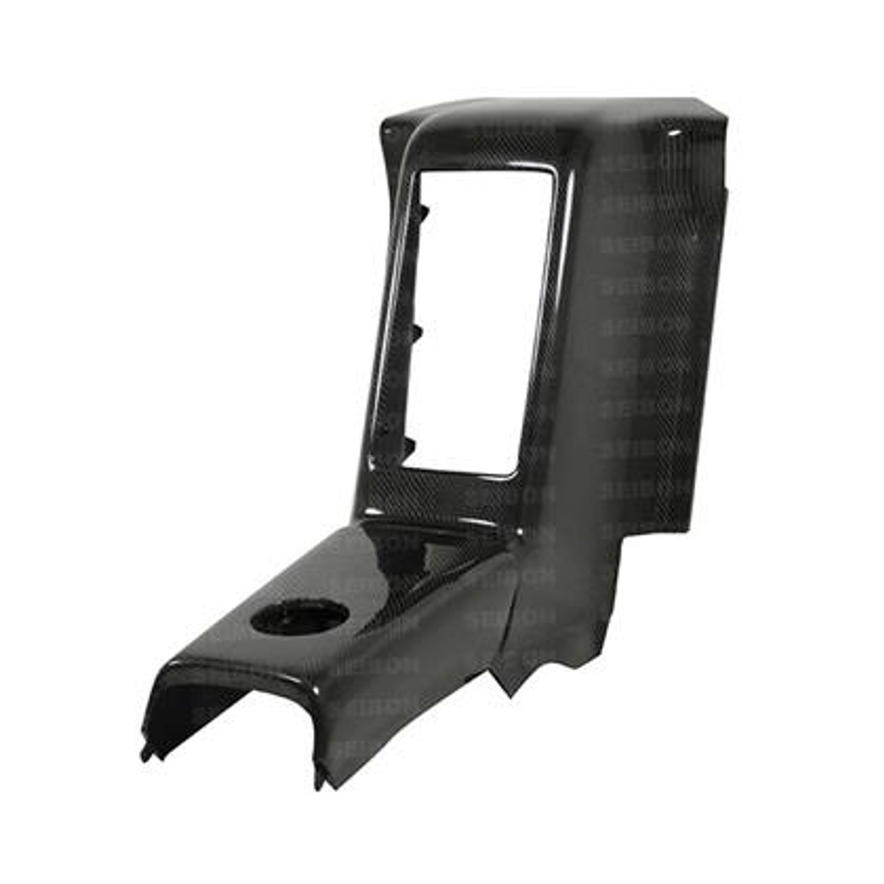 Seibon Carbon Fiber Rear Center Console (Gloss) for R35 GTR