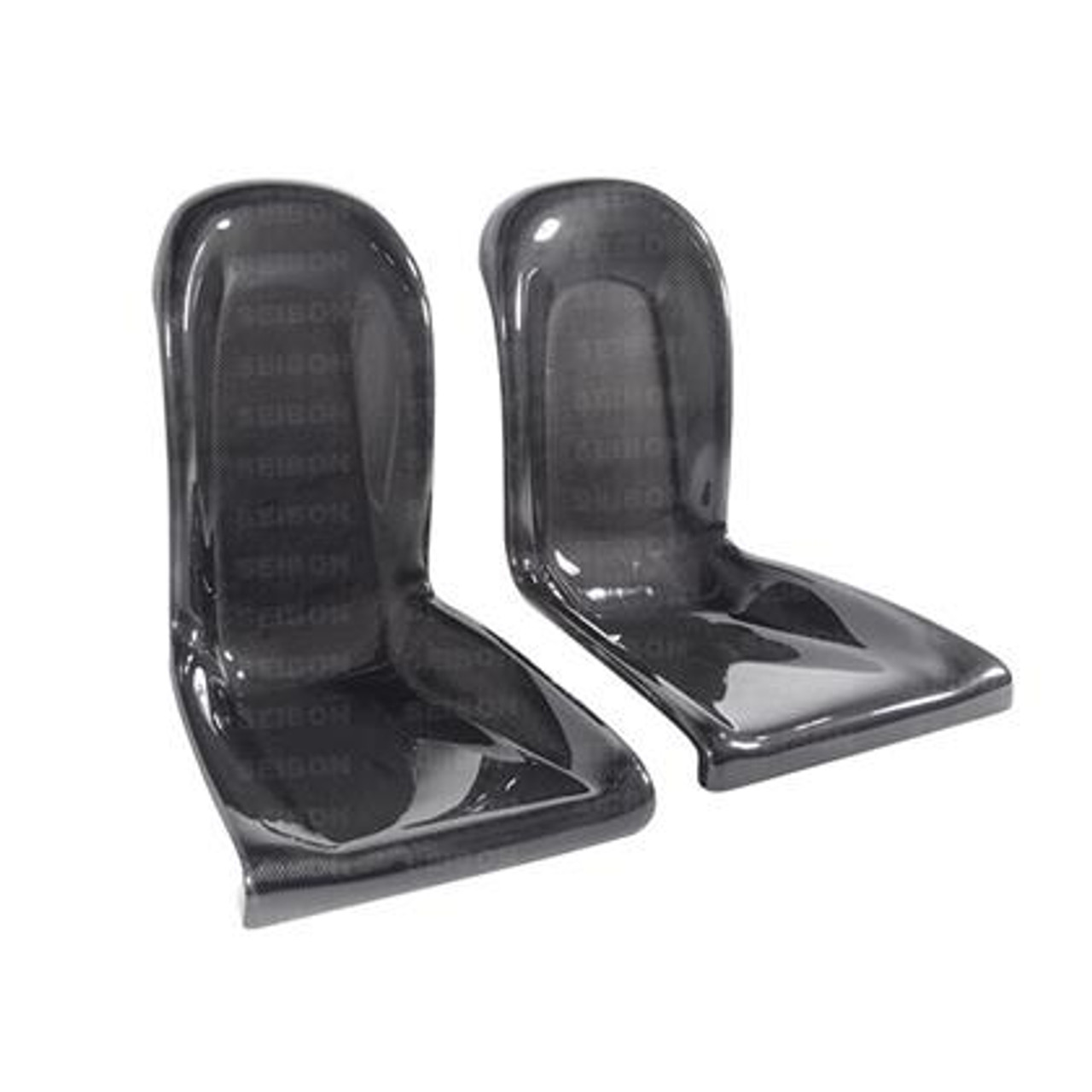 Seibon Carbon Fiber Rear Seat Delete Panels for R35 GTR