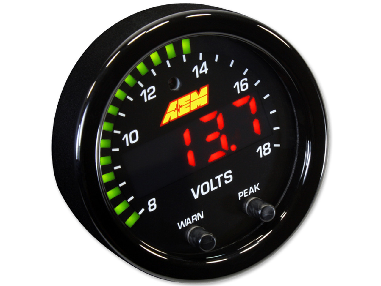 AEM X-Series 8-18V Volt Gauge