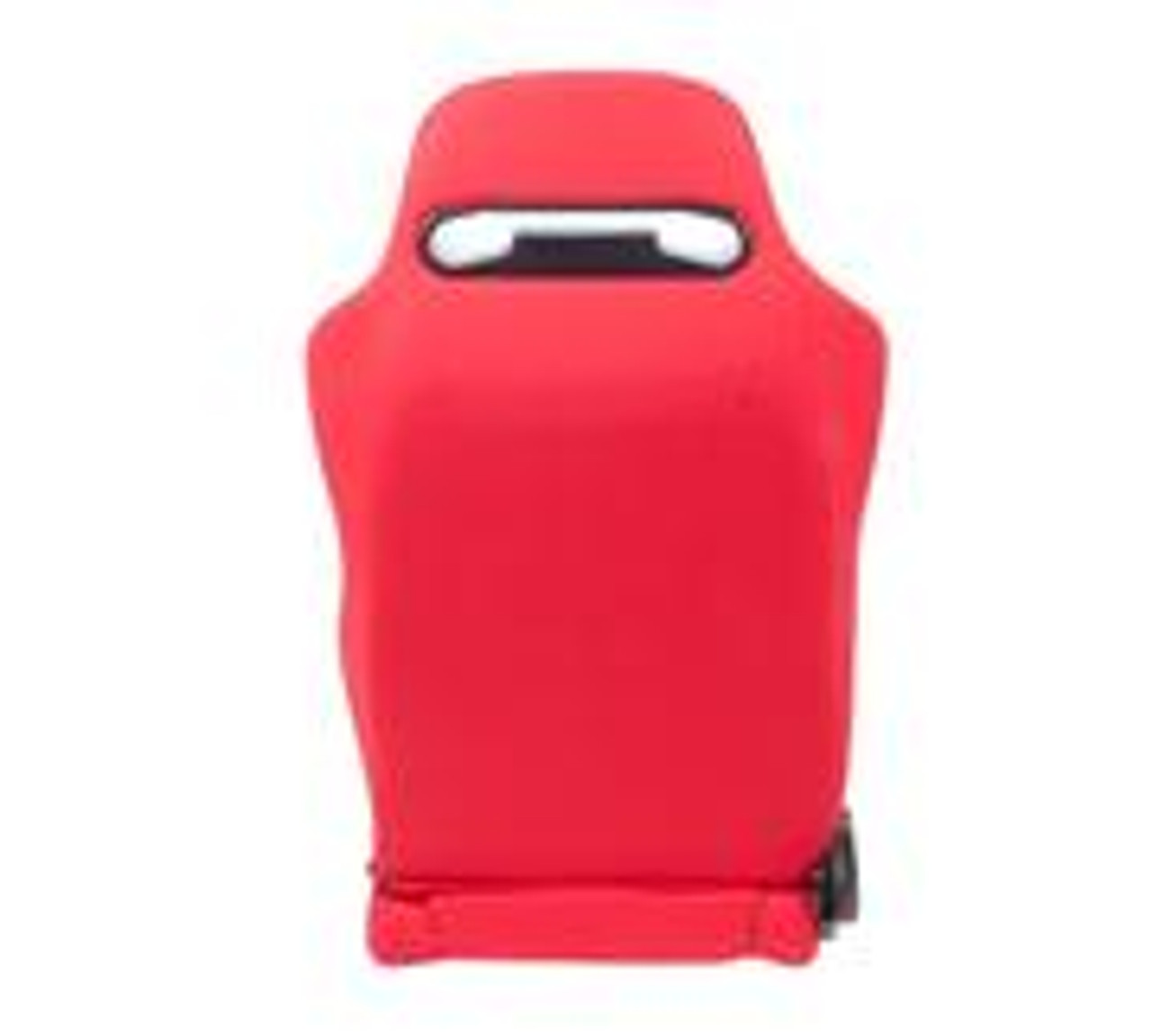 Reclindable Racing Seat Cloth with Red Stitching