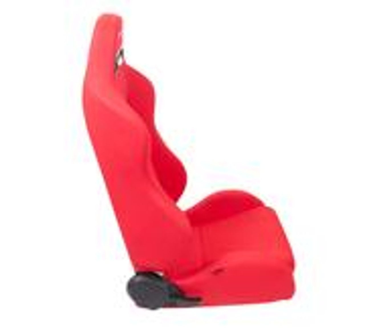 Reclindable Racing Seat Cloth with Red Stitching