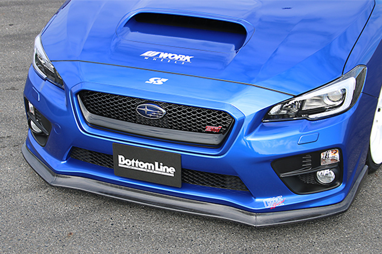 Chargespeed BottomLine Carbon T-1 Front Lip - Subaru WRX STI 15-17