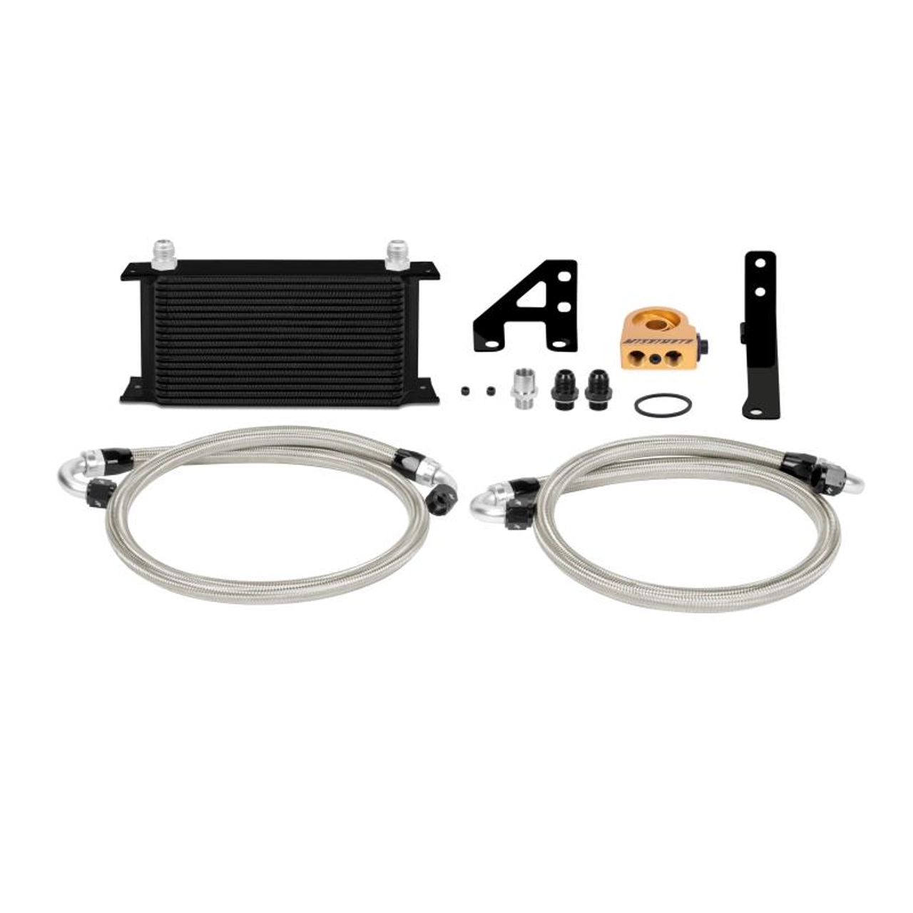 Mishimoto 15 Subaru STI Thermostatic Oil Cooler Kit - Black