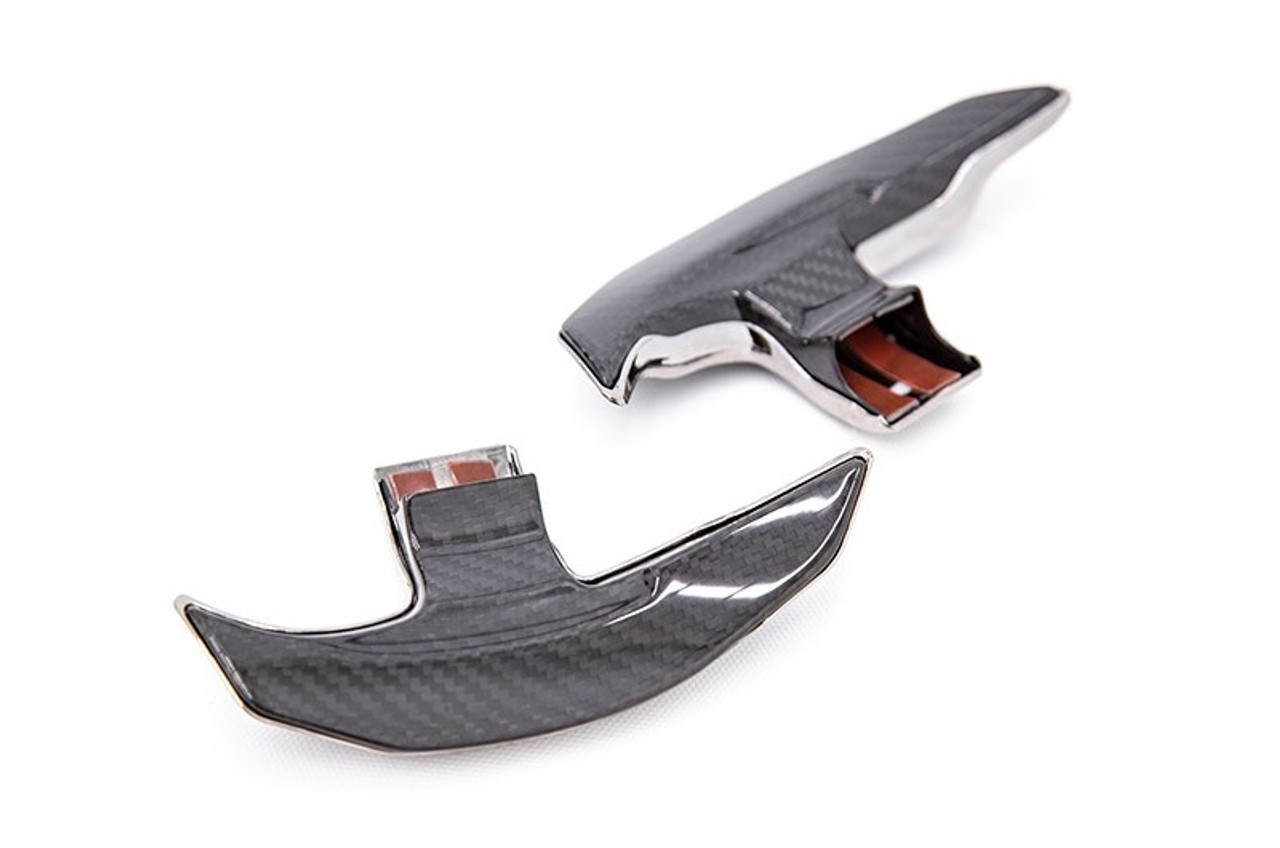 OLM LE Dry Carbon Fiber Paddle Jacket - Subaru CVT Models (inc. WRX 2015 - 2020)