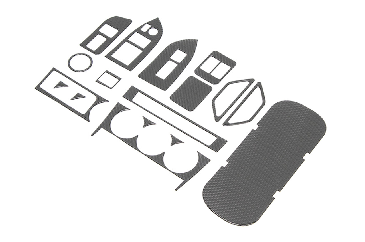 OLM CARBON FIBER INTERIOR DRESS UP KIT (17PC W/PASSENGER DOOR LOCK) LIMITED RHD ONLY 2013-2021 BRZ / 86