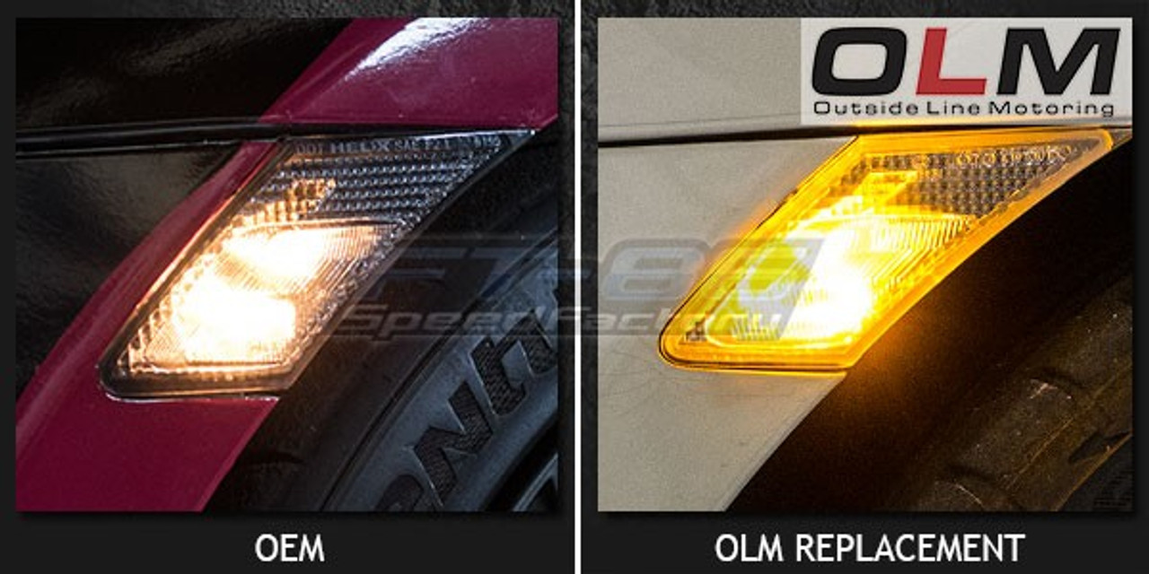OLM Amber LED Side Marker Bulb - Scion FR-S 2013-2016 / Subaru BRZ 2013+ / Toyota 86 2017+