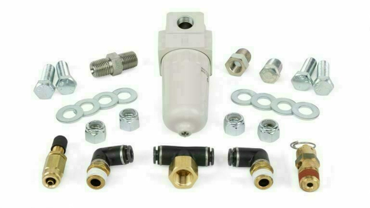 FITTING PACK FOR 4 GALLON ALUMINUM TANK 5 PORT (11955 OR 12955)WITH 1/4IN. LINES