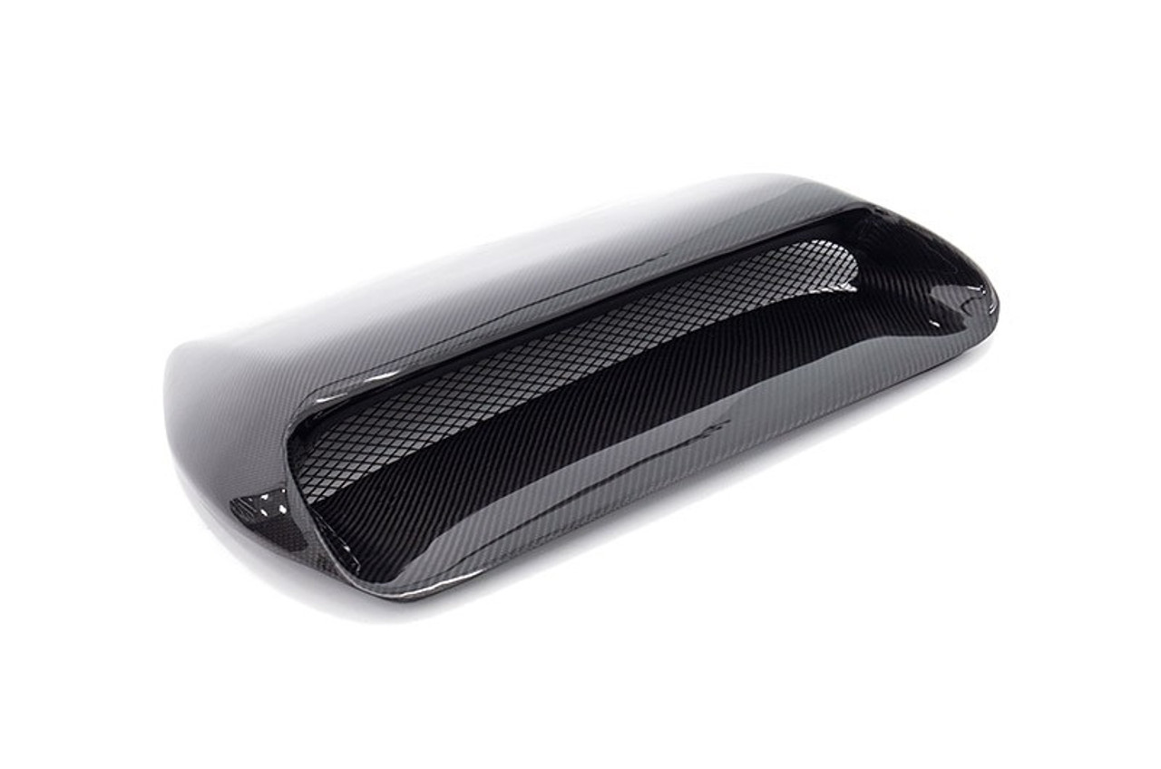 OLM Oversized Carbon Fiber Hood Scoop - Subaru WRX / STI 2015 - 2020