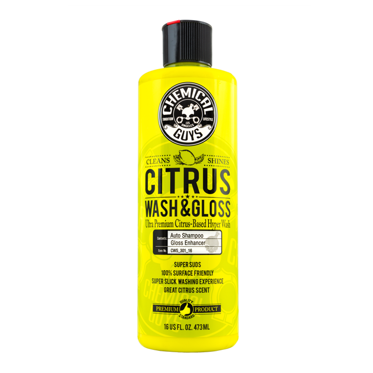 CHEMICAL GUYS CITRUS WASH & GLOSS CONCENTRATED ULTRA PREMIUM HYPER WASH & GLOS