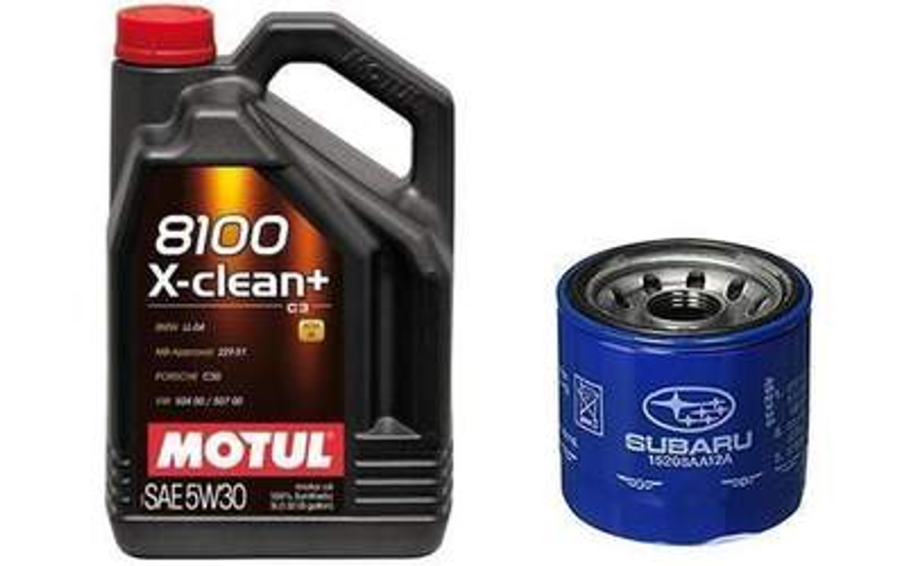 Motul 8100 5W30 X-CLEAN Plus Oil Change Kit WRX 2002-2014 / STI 2004-2021