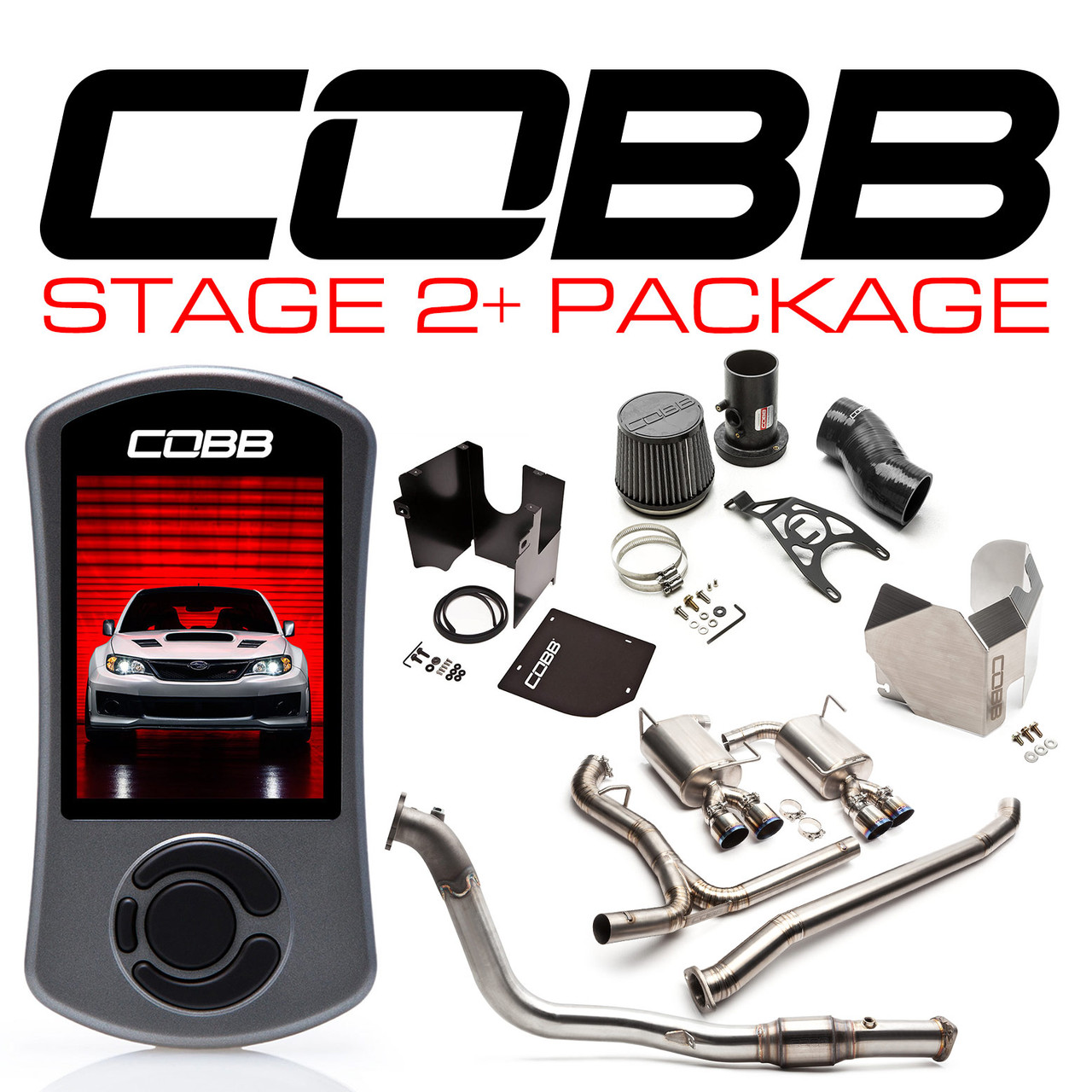 COBB SUBARU STAGE 2+ POWER PACKAGE TITANIUM STI SEDAN 2011-2014