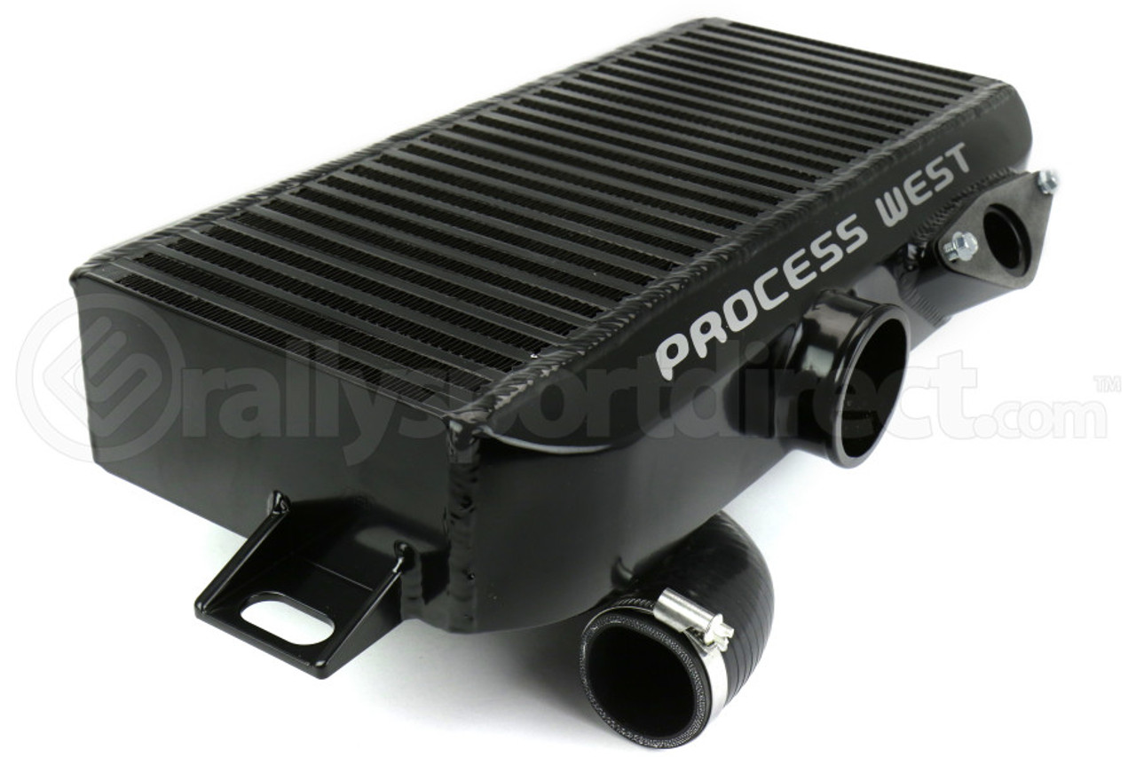 Process West Top Mount Intercooler Black - Subaru WRX 2002-2007 / STI 2004-2007