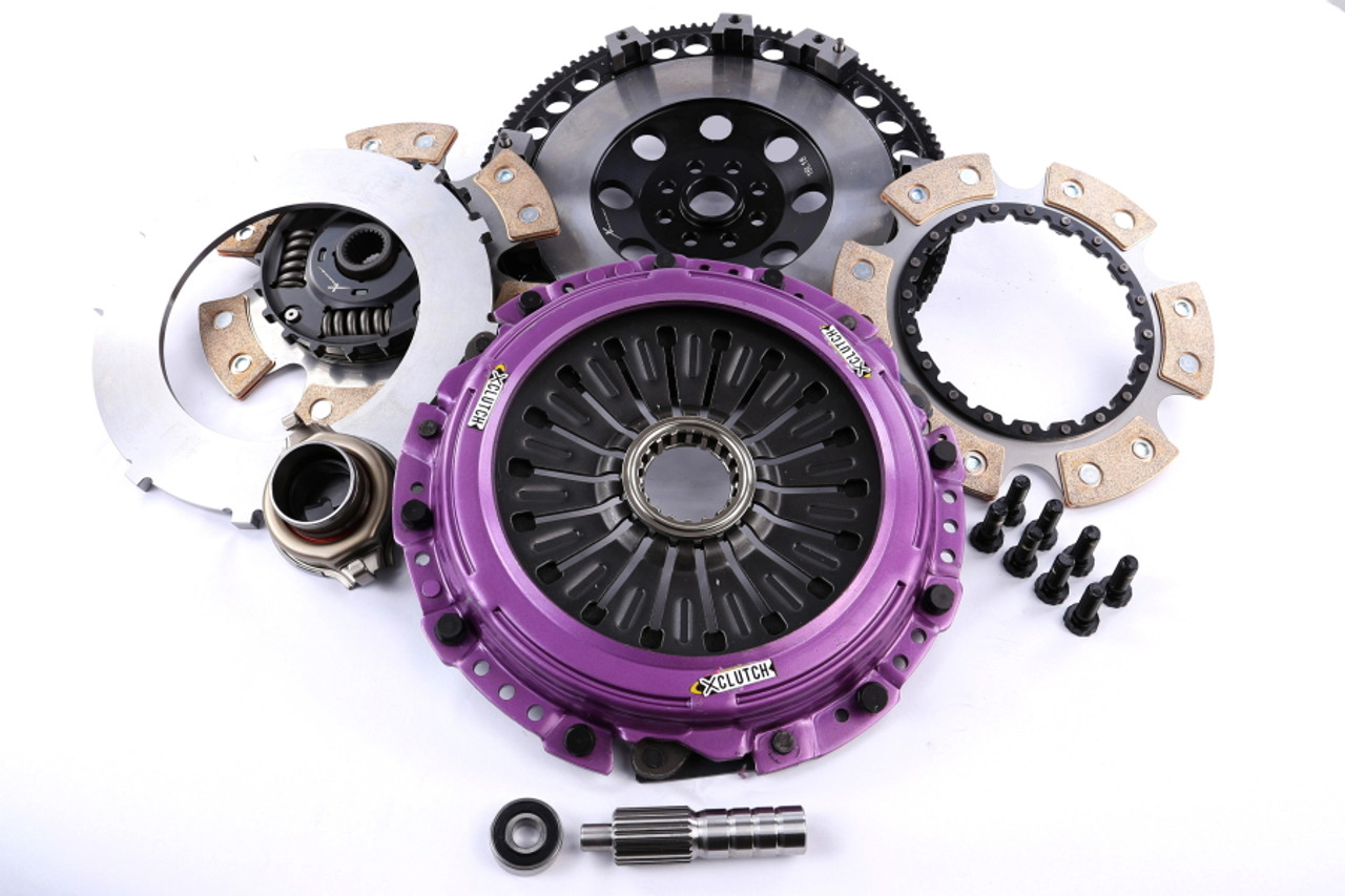 Xclutch 9in Twin Sprung Ceramic Clutch Kit Subaru STI 2004 - 2020