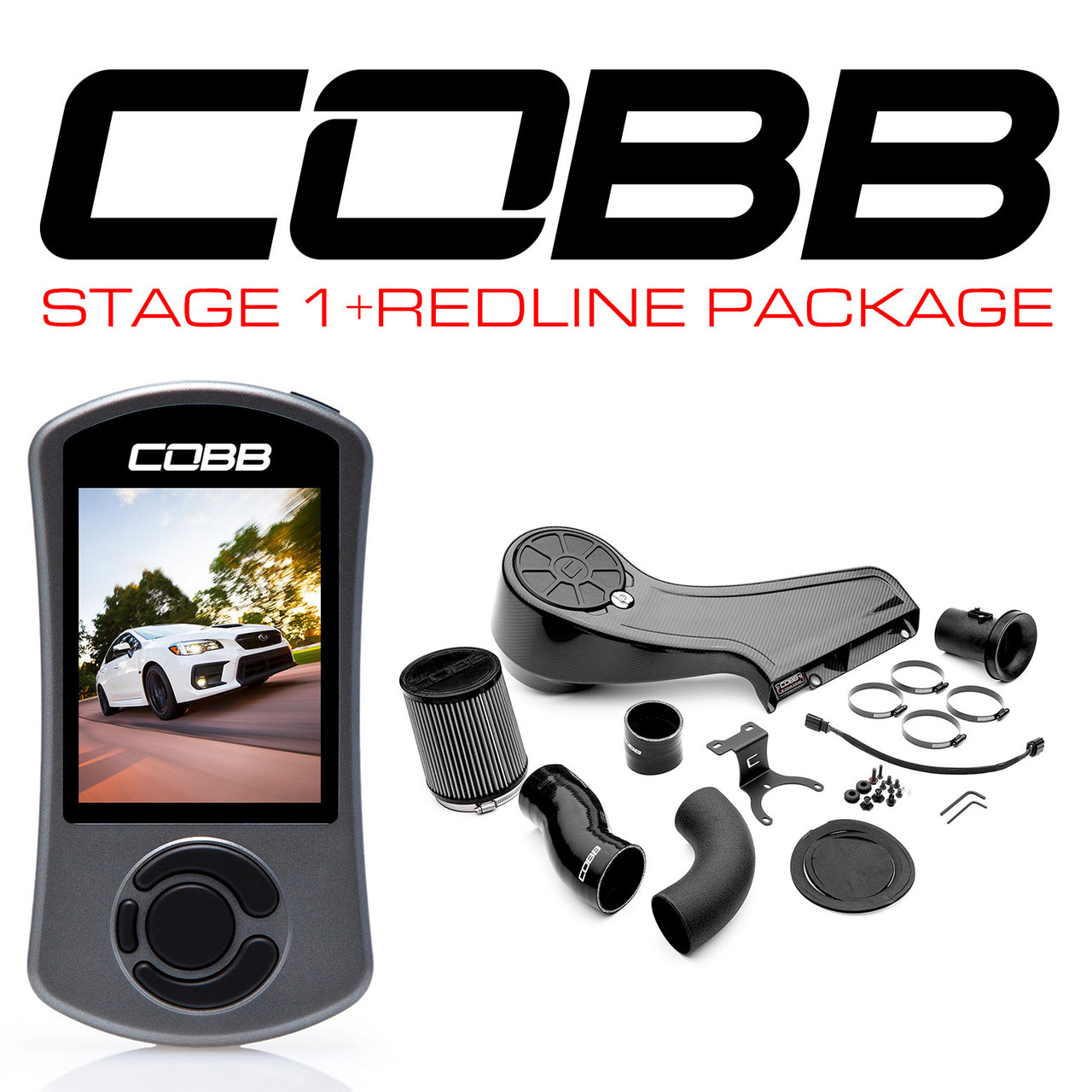 Cobb 15-21 Subaru WRX Stage 1+ Redline Carbon Fiber Power Package