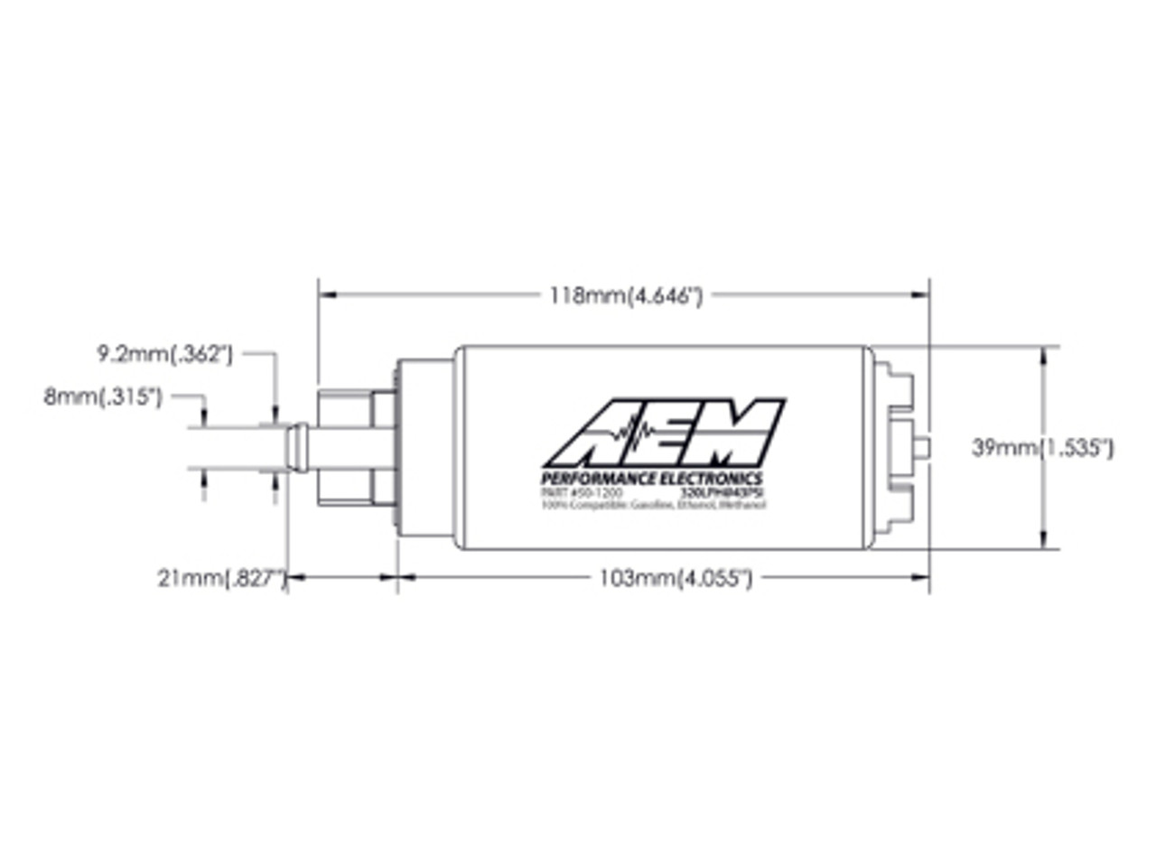 E85 Hi Flow Fuel Pump