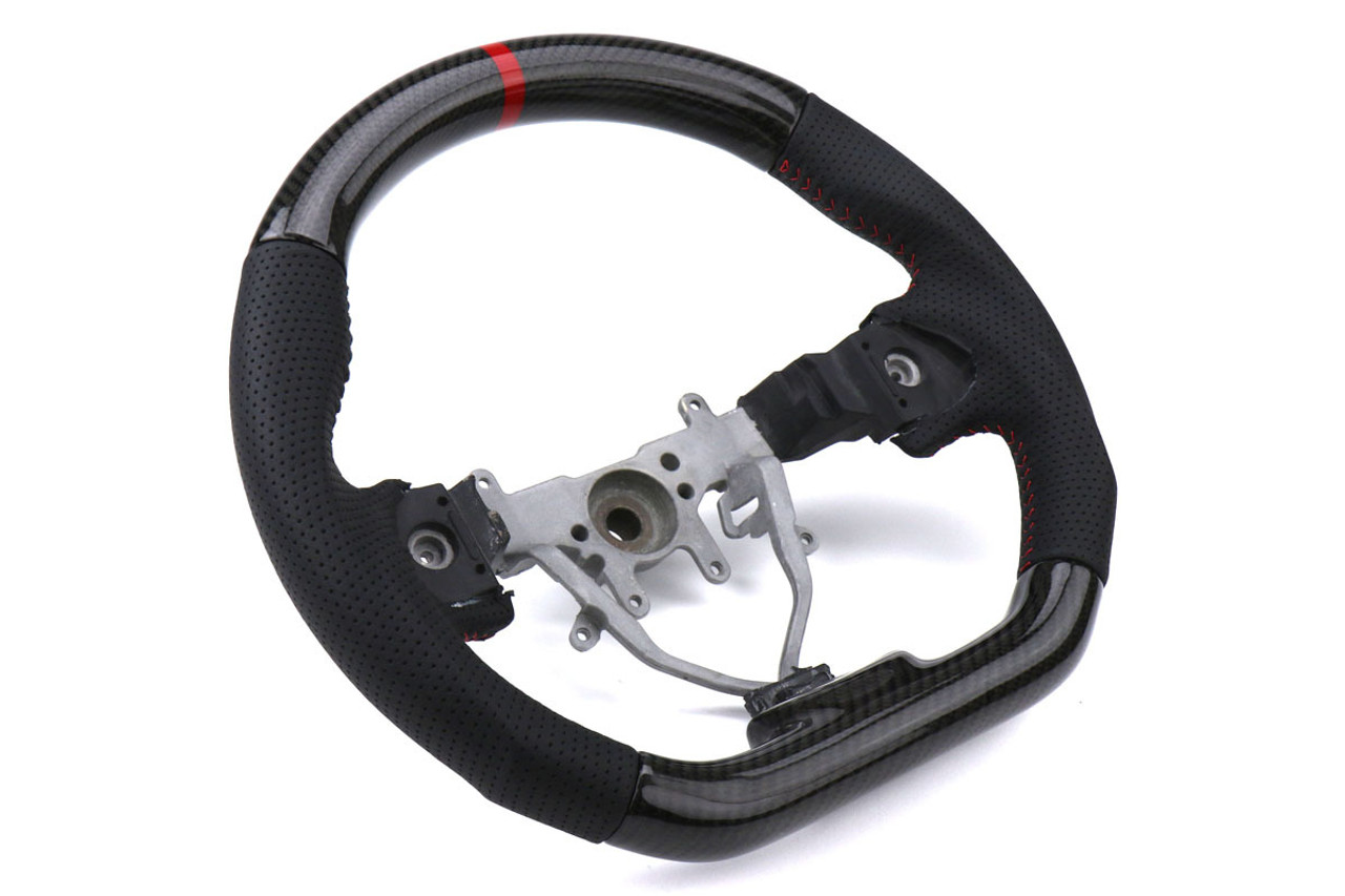 FactionFab Steering Wheel Carbon and Suede WRX / STI 2008-2014