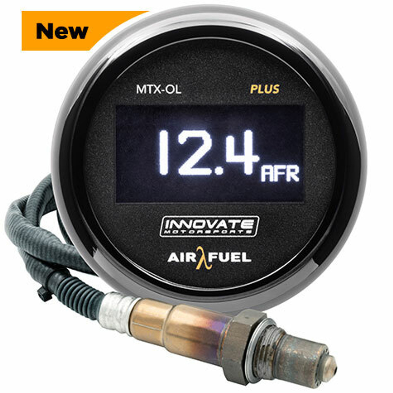 Innovate Motorsports MTX-OL PLUS: Wideband Air/Fuel OLED Gauge Kit (3 ft.)