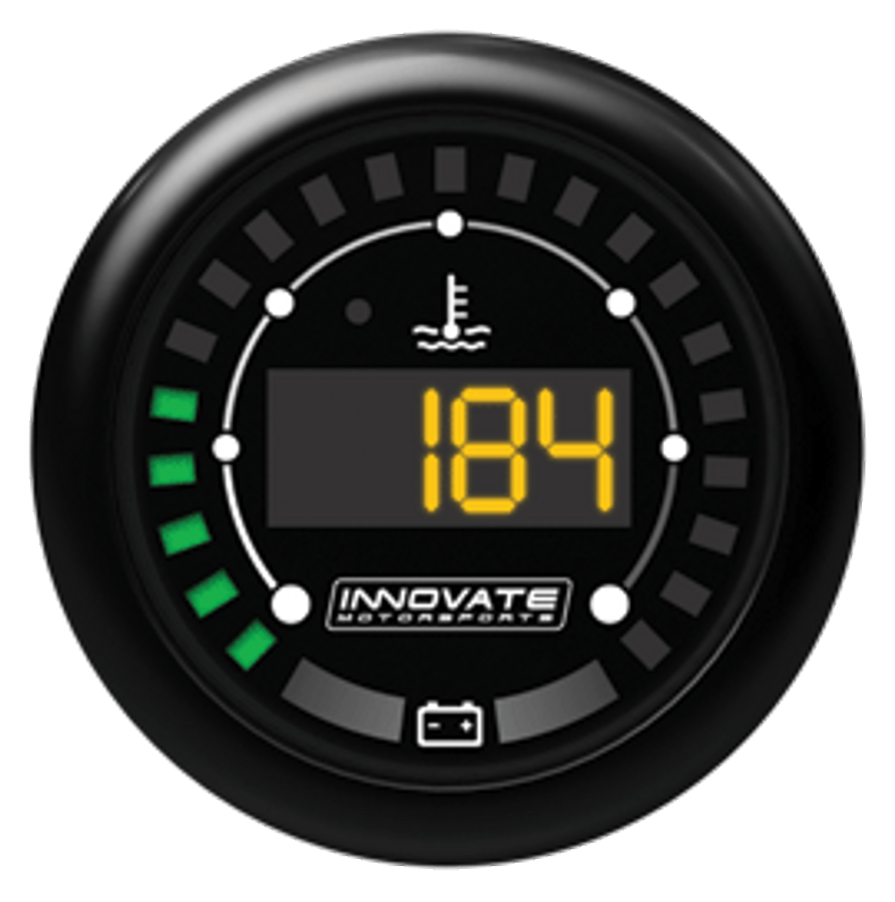 Innovate Motorsports Dual Function Gauges-D: MTX-D: Water Temperature & Battery Voltage