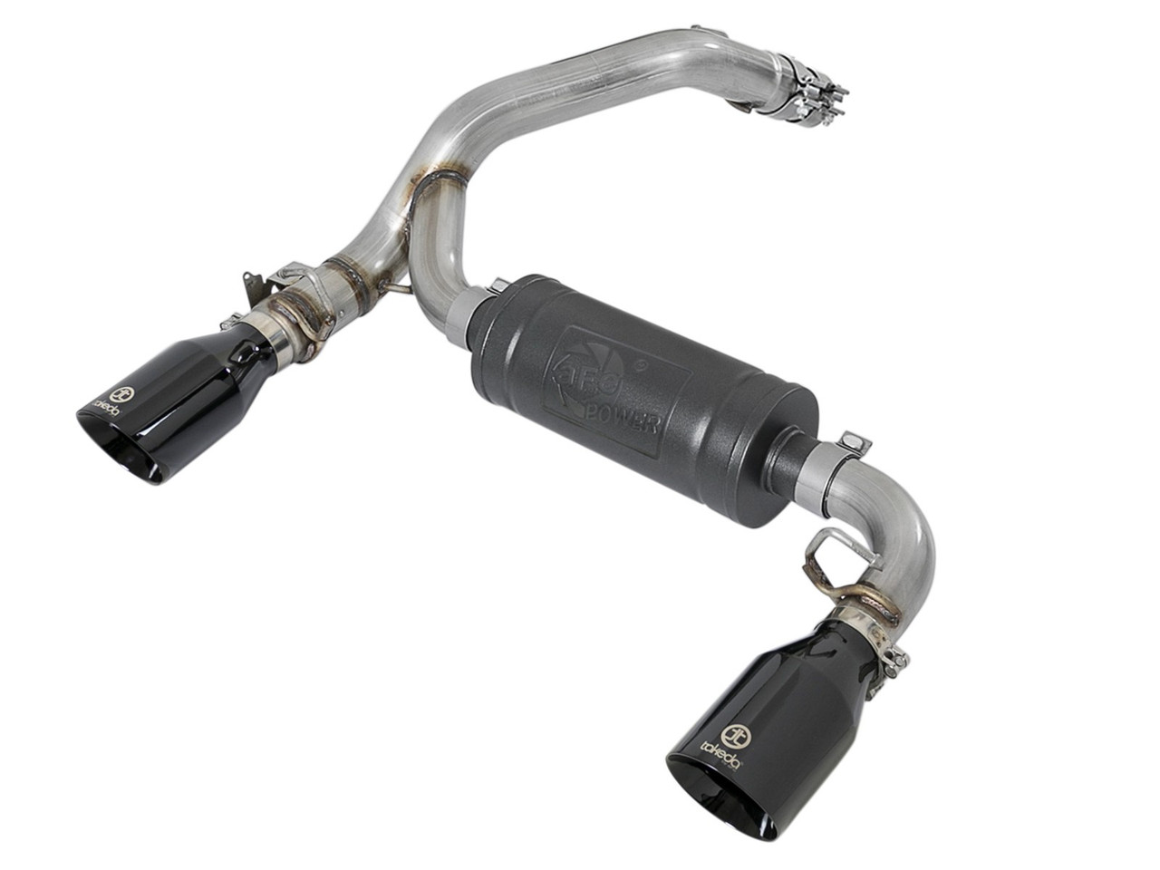 Takeda 3 IN 304 Stainless Steel Axle-Back Exhaust System