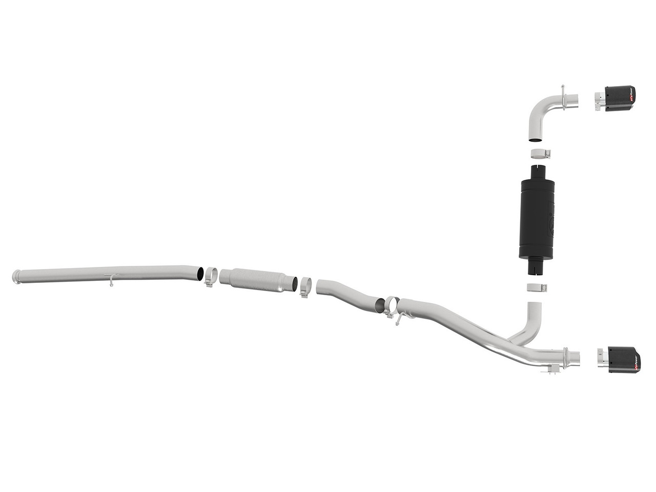 Takeda 3 IN 304 Stainless Steel Cat-Back Exhaust System