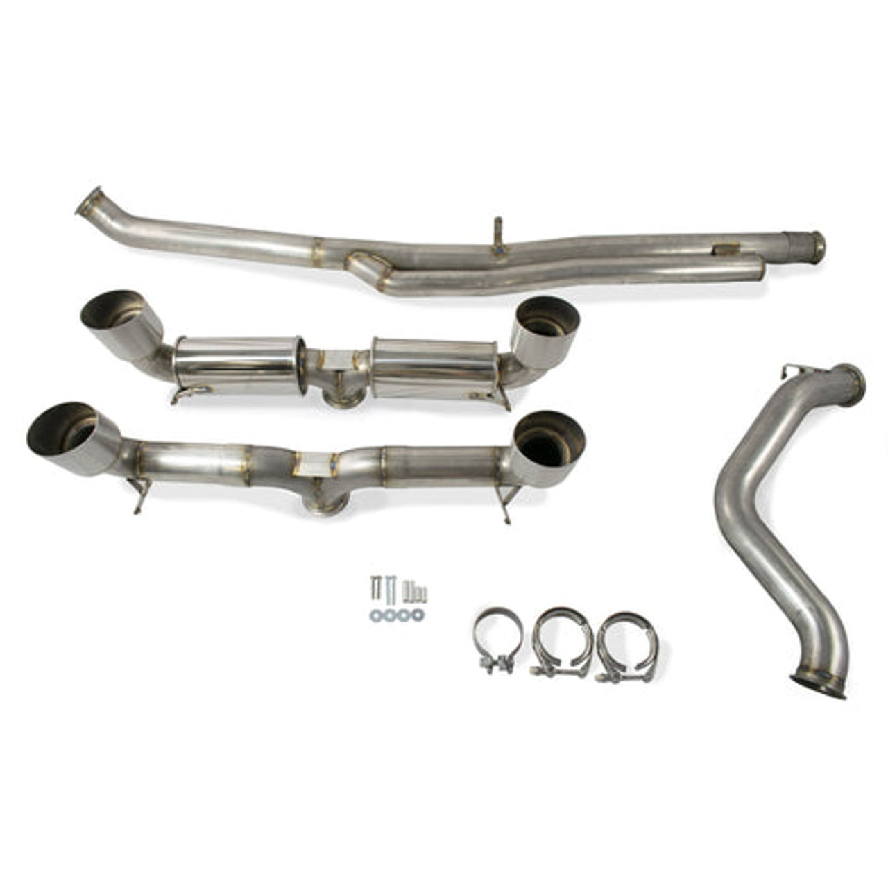 ETS FOCUS RS EXHAUST SYSTEM (WITH MUFFLERS)