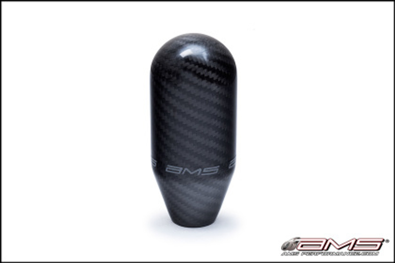 AMS Performance 01-07 Mitsubishi EVO VII/VIII/IX/X 5 Speed Carbon Fiber Shift Knob w/Logo