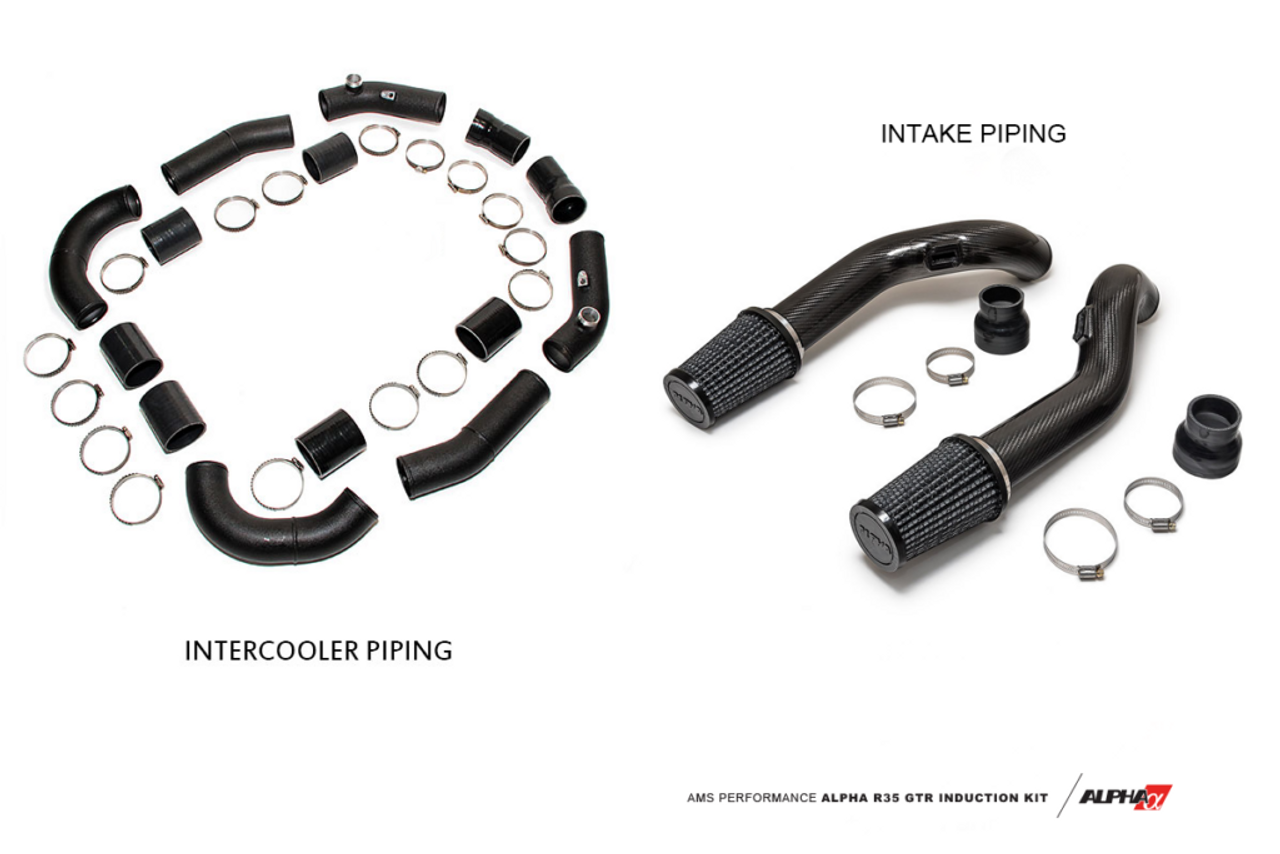 AMS Performance 09+ GT-R R35 Induction Kit 
Intercooler Piping and Intake Piping