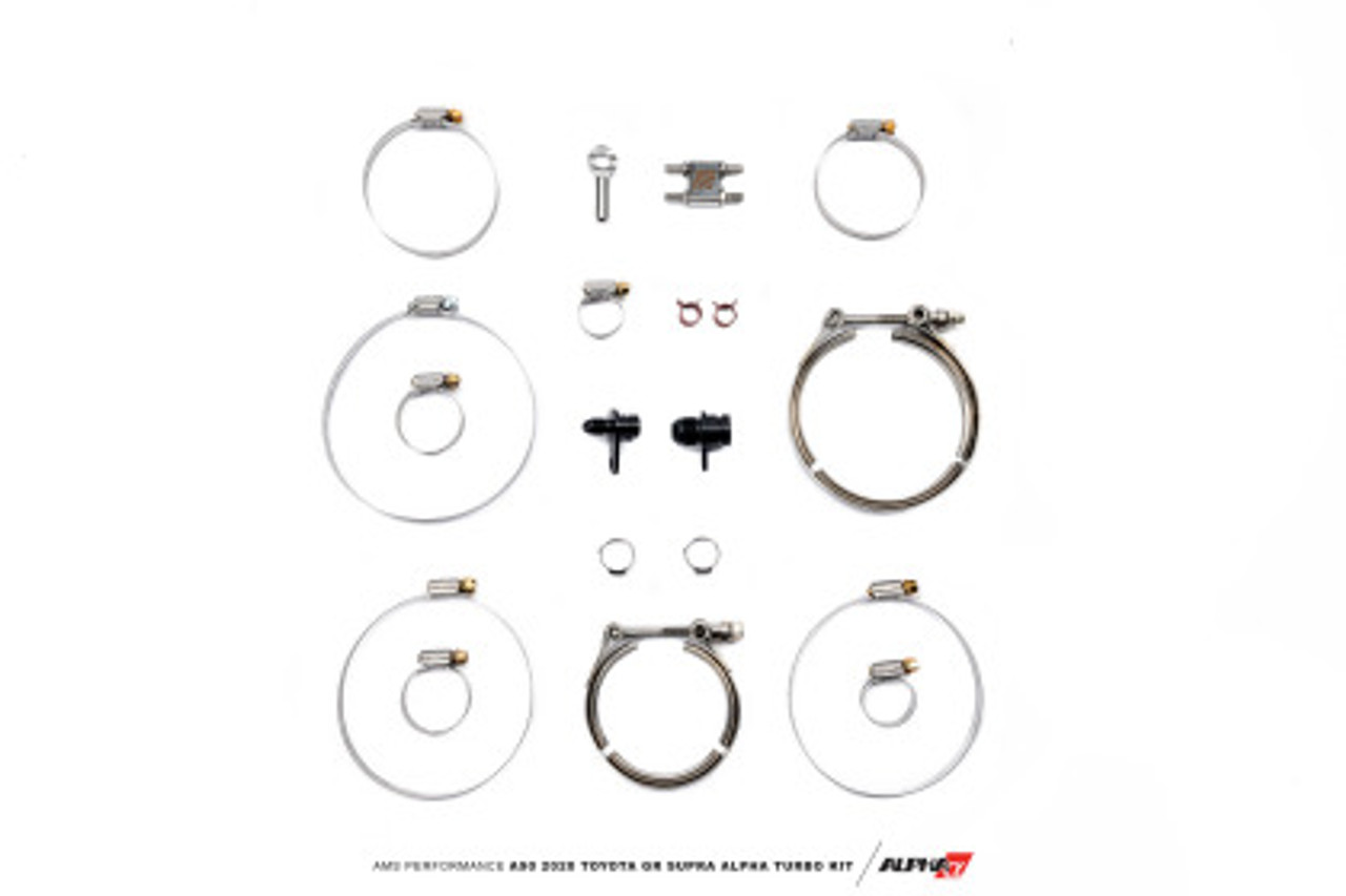 AMS Performance A90 2020 Toyota GR Supra Alpha 6 GTX3076 GEN II Turbo Kit 49 State Legal EPA Catted